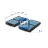 Filtru aer habitaclu UFI 34.129.00