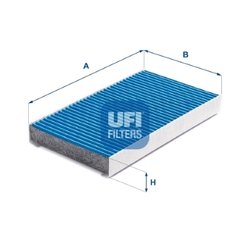 Filtru aer habitaclu UFI 34.155.00