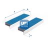 FILTRU AER HABITACLU UFI 34.172.00 - Compatibil cu CITROEN, DS, OPEL, PEUGEOT, TOYOTA, VAUXHALL