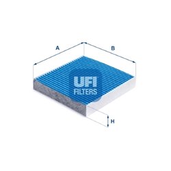 FILTRU AER HABITACLU UFI 34.227.00 - Compatibil cu DACIA, LADA, NISSAN, RENAULT