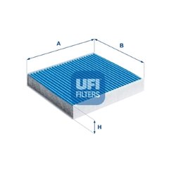 Filtru aer habitaclu UFI 34.244.00