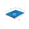 Filtru aer habitaclu UFI 34.256.00
