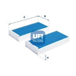 Filtru aer habitaclu UFI 34.279.00