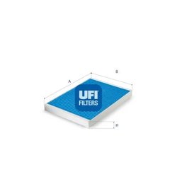 Filtru aer habitaclu UFI 34.312.00