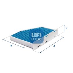 Filtru aer habitaclu UFI 34.376.00