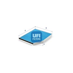 FILTRU AER HABITACLU UFI 34.393.00 - Compatibil cu ALPINA, BMW, TOYOTA