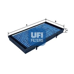 FILTRU AER HABITACLU UFI 34.401.00 - Compatibil cu NISSAN, OPEL, RENAULT, VAUXHALL