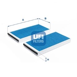 Filtru aer habitaclu UFI 34.397.00
