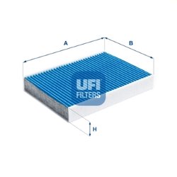 Filtru aer habitaclu UFI 34.406.00
