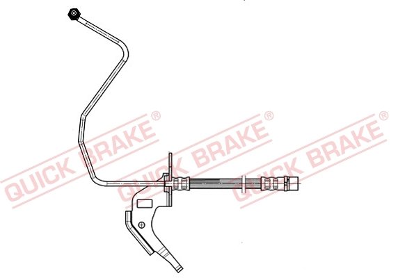Furtun frana QUICK BRAKE 35.914