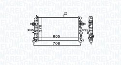 RADIATOR RACIRE MOTOR MAGNETI MARELLI 350213159300 - Compatibil cu OPEL, VAUXHALL