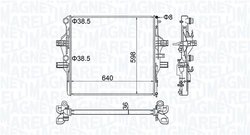 Radiator racire motor Magneti Marelli 350213204700
