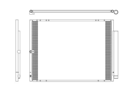 RADIATOR CLIMATIZARE NRF 350276 - Compatibil cu LEXUS