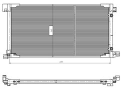Radiator climatizare NRF 350449