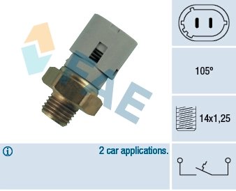 COMUTATOR TEMPERATURA, RACIRE FAE 35710 - Compatibil cu RENAULT