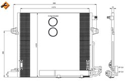 Radiator climatizare NRF 35927
