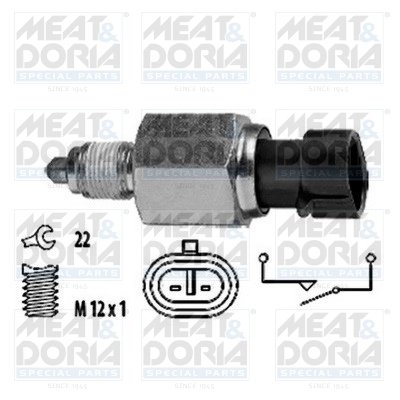 COMUTATOR LAMPA MARSALIER MEAT & DORIA 36033 - Compatibil cu ABARTH, ALFA ROMEO, FIAT, LANCIA, OPEL, VAUXHALL