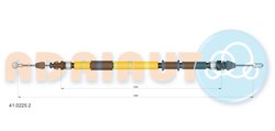 CABLU FRANA DE MANA ADRIAUTO 41.0225.2 - Compatibil cu OPEL, RENAULT