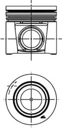 Piston Kolbenschmidt 41706620