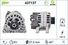 ALTERNATOR VALEO 437137 - Compatibil cu CITROEN, FIAT, PEUGEOT