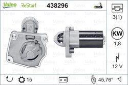 Electromotor Valeo 438296