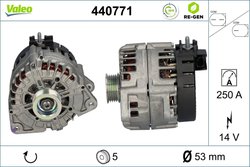 ALTERNATOR VALEO 440771 - Compatibil cu MERCEDES-BENZ