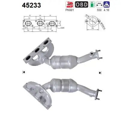 Catalizator AS 45233