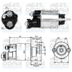 Solenoid electromotor Meat & Doria 46163