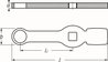 Cheie inelara de impact HAZET 4937-19