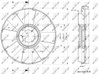 Paleta ventilator racire motor NRF 49840