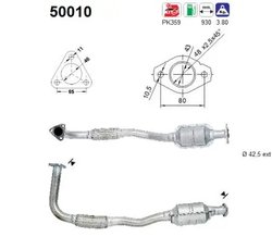 CATALIZATOR AS 50010 - Compatibil cu DAEWOO