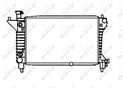 RADIATOR RACIRE MOTOR NRF 50254 - Compatibil cu FORD USA