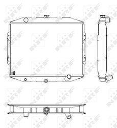 Radiator racire motor NRF 504125