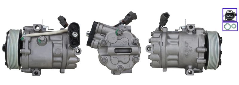 COMPRESOR CLIMATIZARE ELSTOCK 51-1409 - Compatibil cu ALFA ROMEO, CITROEN, FIAT, PEUGEOT