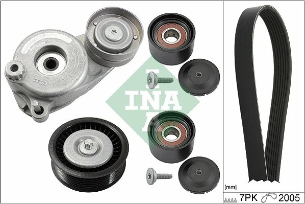 SET CUREA TRANSMISIE CU CANELURI INA 529 0168 10 - Compatibil cu MERCEDES-BENZ