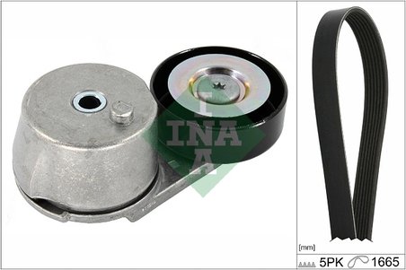 SET CUREA TRANSMISIE CU CANELURI INA 529 0454 10 - Compatibil cu OPEL, VAUXHALL