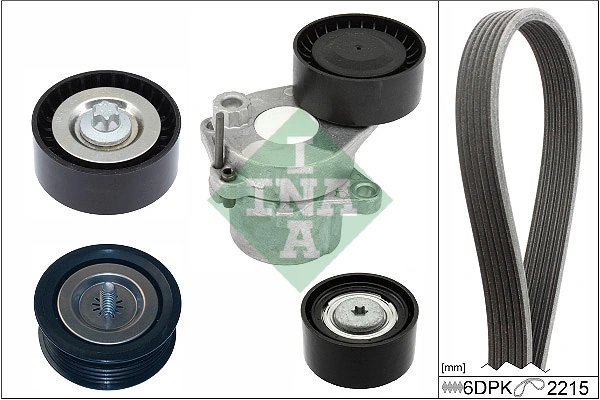 SET CUREA TRANSMISIE CU CANELURI INA 529 0529 10 - Compatibil cu MERCEDES-BENZ