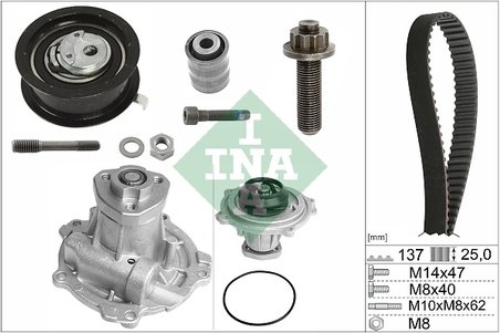 Set distributie curea si pompa apa INA 530 0377 31