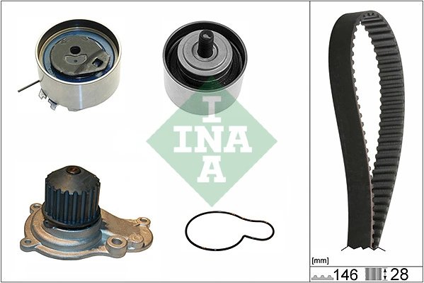 Set distributie curea si pompa apa INA 530 0641 30
