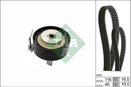 SET DISTRIBUTIE CUREA INA 530 0700 10 - Compatibil cu FORD, FORD (CHANGAN), FORD AUSTRALIA