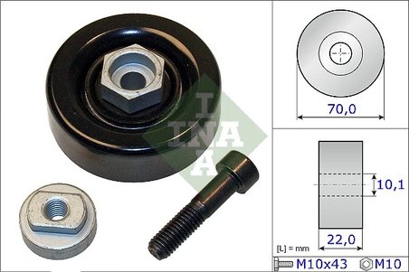 Rola intinzator curea transmisie INA 531 0864 10