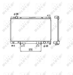 Radiator racire motor NRF 53468