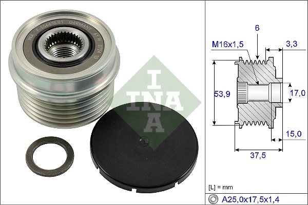 Fulie alternator INA 535 0223 10