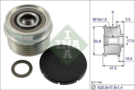 Fulie alternator INA 535 0223 10