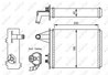 Schimbator caldura incalzire habitaclu NRF 53556