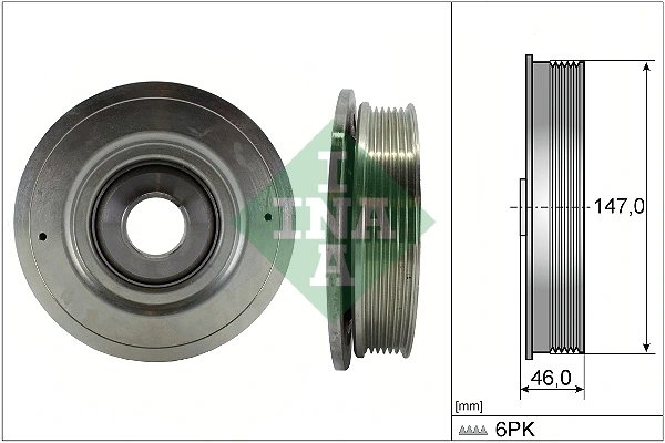 FULIE ARBORE COTIT / VIBROCHEN INA 544 0094 10 - Compatibil cu NISSAN, OPEL, RENAULT, VAUXHALL