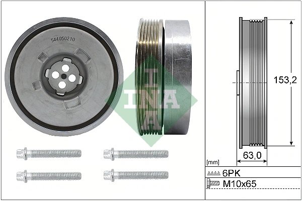 Set fulie arbore cotit INA 544 0502 20