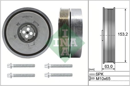 Set fulie arbore cotit INA 544 0502 20