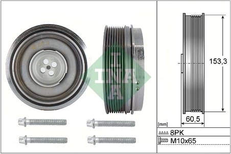 SET FULIE ARBORE COTIT INA 544 0505 20 - Compatibil cu BMW, MINI