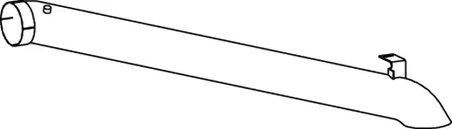 RACORD EVACUARE DINEX 54681 - Compatibil cu MERCEDES-BENZ, SETRA